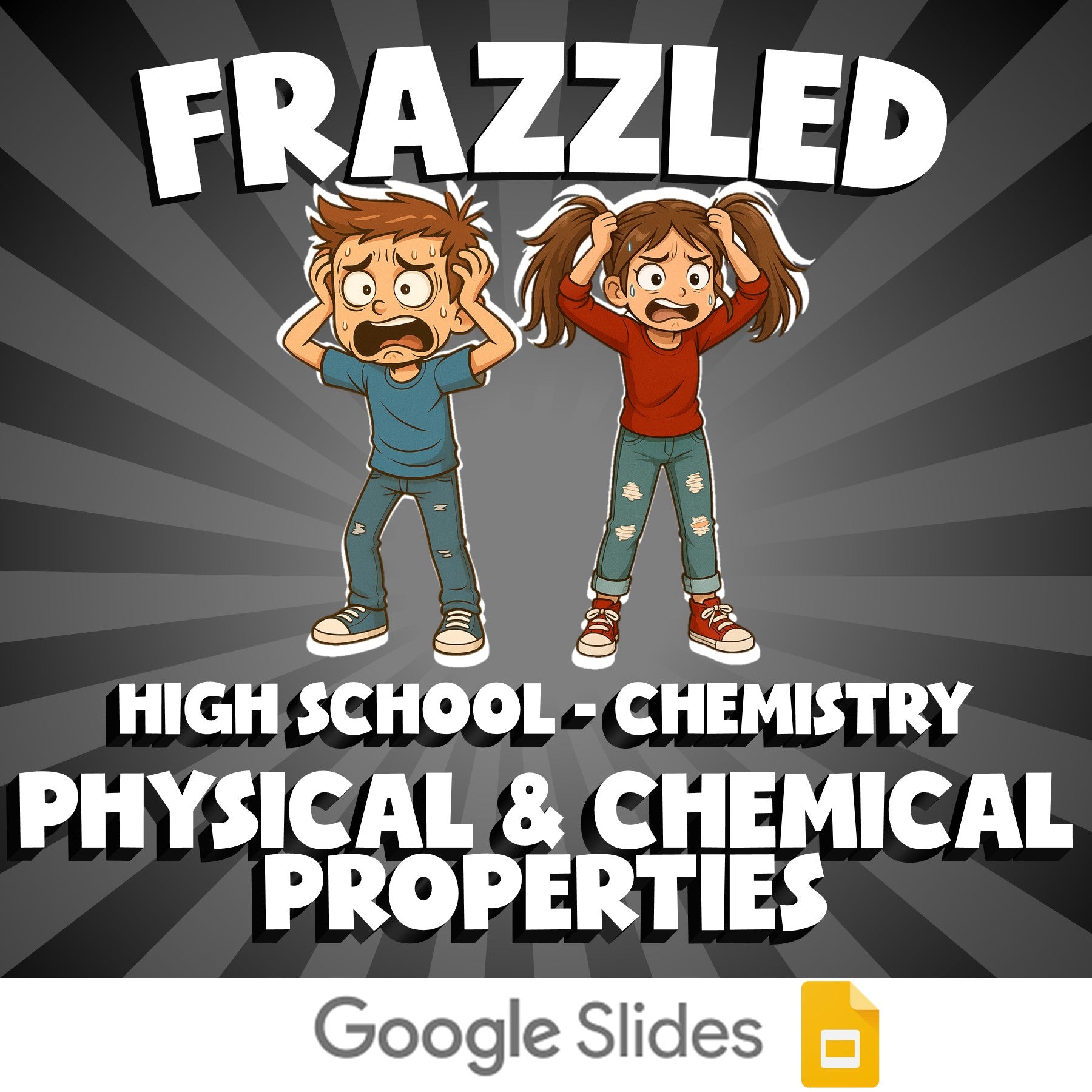 Physical & Chemical Properties FRAZZLED Science Game - No Prep Chemistry Review
