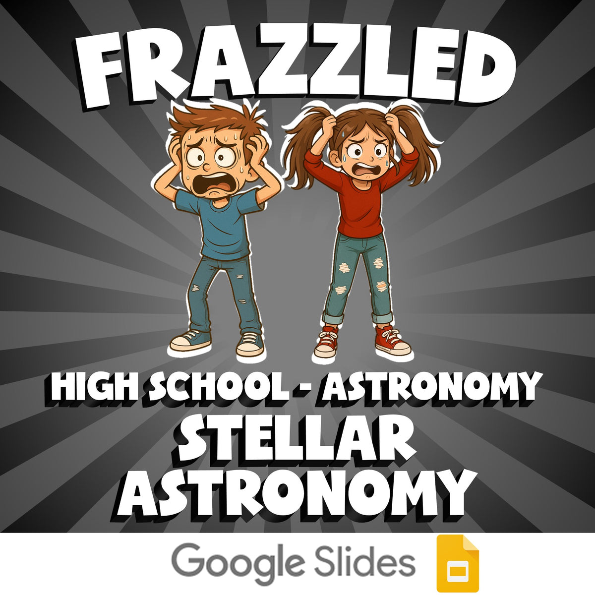 Stellar Astronomy FRAZZLED Science Game - No Prep Astronomy Review Activity