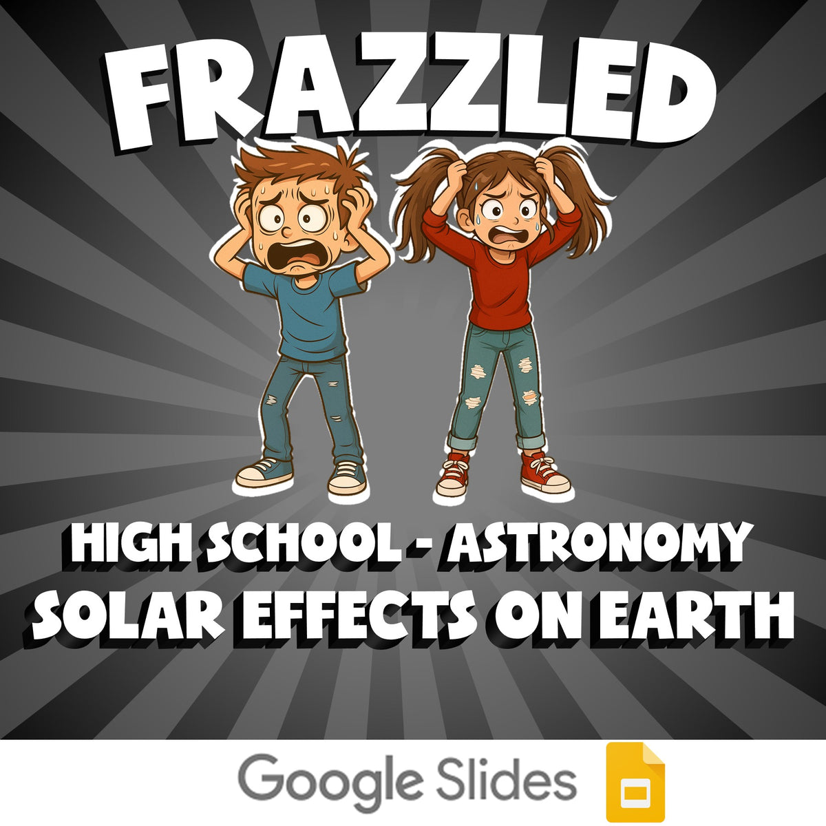 Solar Effects on Earth FRAZZLED Science Game - No Prep Astronomy Review Activity