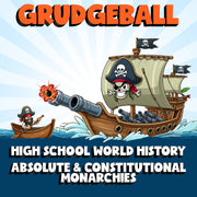 Absolute & Constitutional Monarchies GRUDGEBALL Game - No Prep World History
