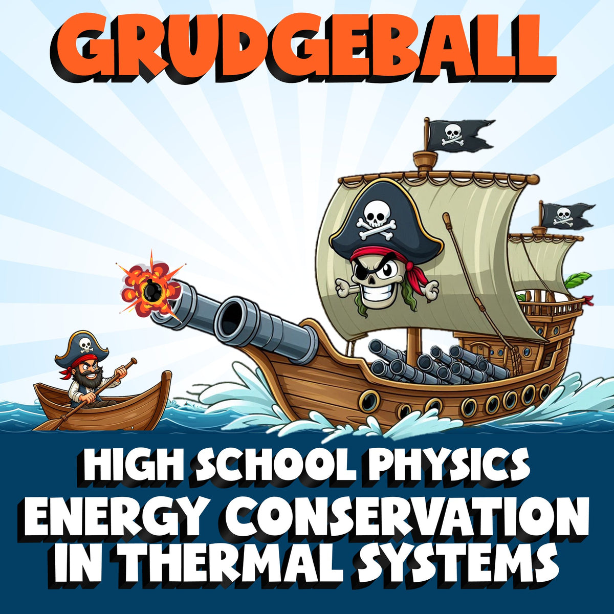 Energy Conservation in Thermal Systems GRUDGEBALL Science Game - No Prep Physics