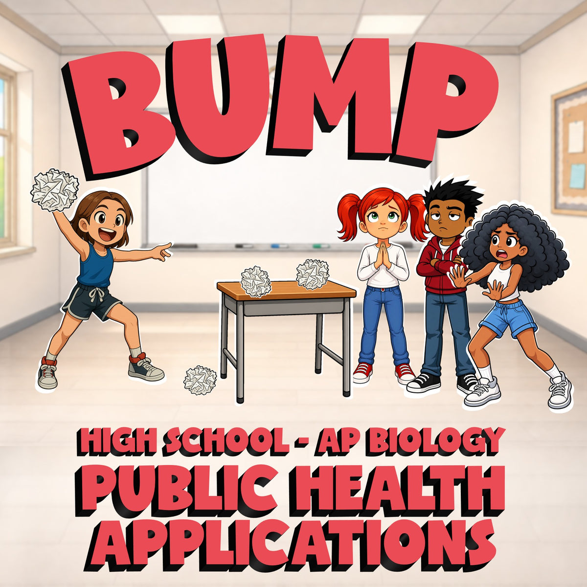Public Health Applications BUMP Science Game - No Prep AP Biology Review