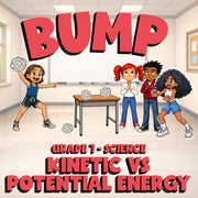 Kinetic vs Potential Energy BUMP Science Game - No Prep Grade 7 Review Activity