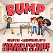Evaluate Pronoun Reference Clarity BUMP ELA Game - No Prep Grade 10 Review