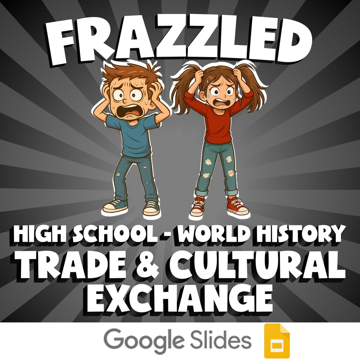 Trade & Cultural Exchange FRAZZLED Game - No Prep World History Review Activity