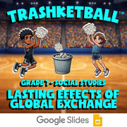 Lasting Effects of Global Exchange TRASHKETBALL Socials Game - No Prep Grade 7