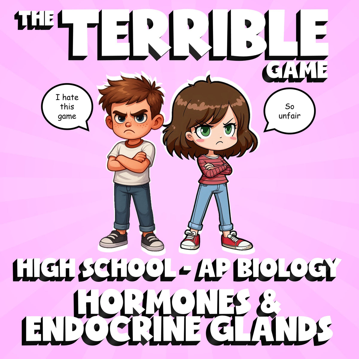 Hormones & Endocrine Glands THE TERRIBLE GAME - AP Biology Science Review