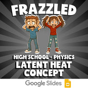 Latent Heat Concept FRAZZLED Science Game - No Prep Physics Review Activity