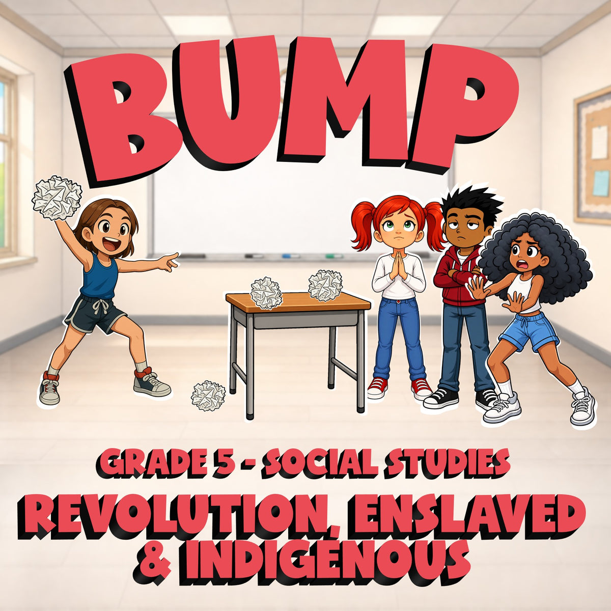 Revolution, Enslaved & Indigenous BUMP Socials Game - No Prep Grade 5 Review