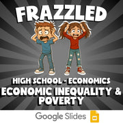 Economic Inequality & Poverty FRAZZLED Economics Game - No Prep Review Activity