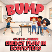 Energy Flow in Ecosystems BUMP Science Game - No Prep Grade 8 Review Activity