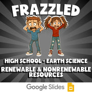 Renewable & Nonrenewable Resources FRAZZLED Game - No Prep Earth Science Review