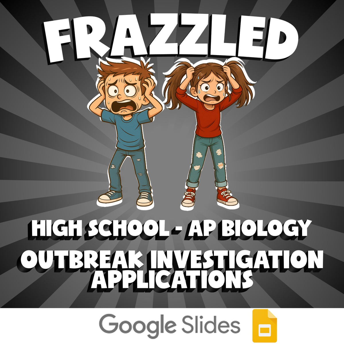 Outbreak Investigation Applications FRAZZLED Science Game - No Prep AP Biology