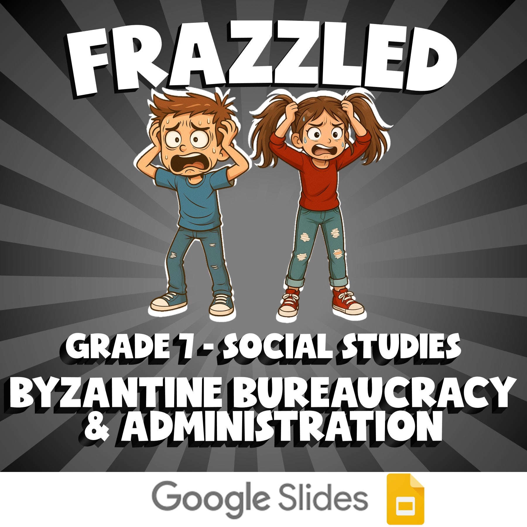 Byzantine Bureaucracy & Administration FRAZZLED Socials Game - No Prep Grade 7
