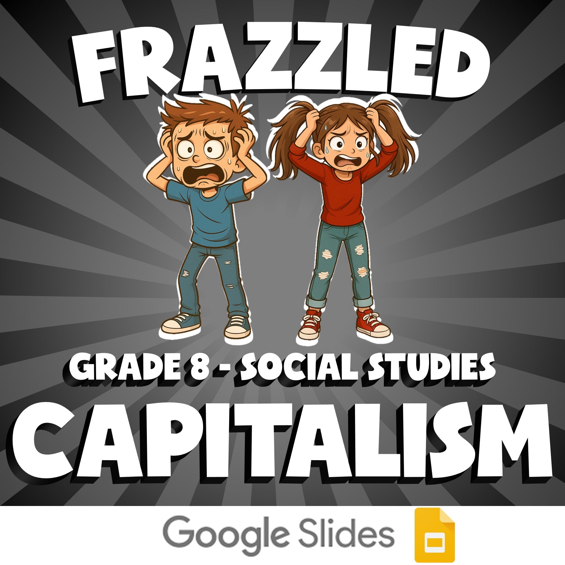 Capitalism FRAZZLED Socials Game - No Prep Grade 8 Review Activity