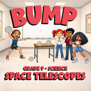 Space Telescopes BUMP Science Game - No Prep Grade 9 Review Activity