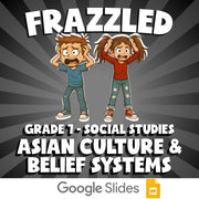 Asian Culture & Belief Systems FRAZZLED Socials Game - No Prep Grade 7 Review
