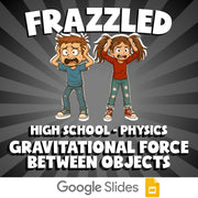 Gravitational Force Between Objects FRAZZLED Science Game - No Prep Physics