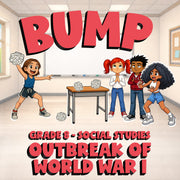 Outbreak of World War I BUMP Socials Game - No Prep Grade 8 Review Activity