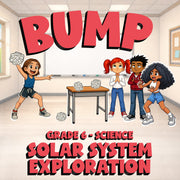 Solar System Exploration BUMP Science Game - No Prep Grade 6 Review Activity