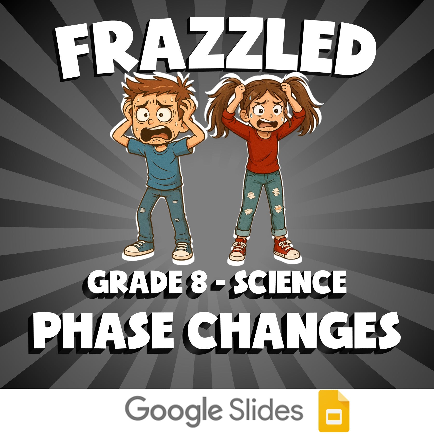Phase Changes FRAZZLED Science Game - No Prep Grade 8 Review Activity