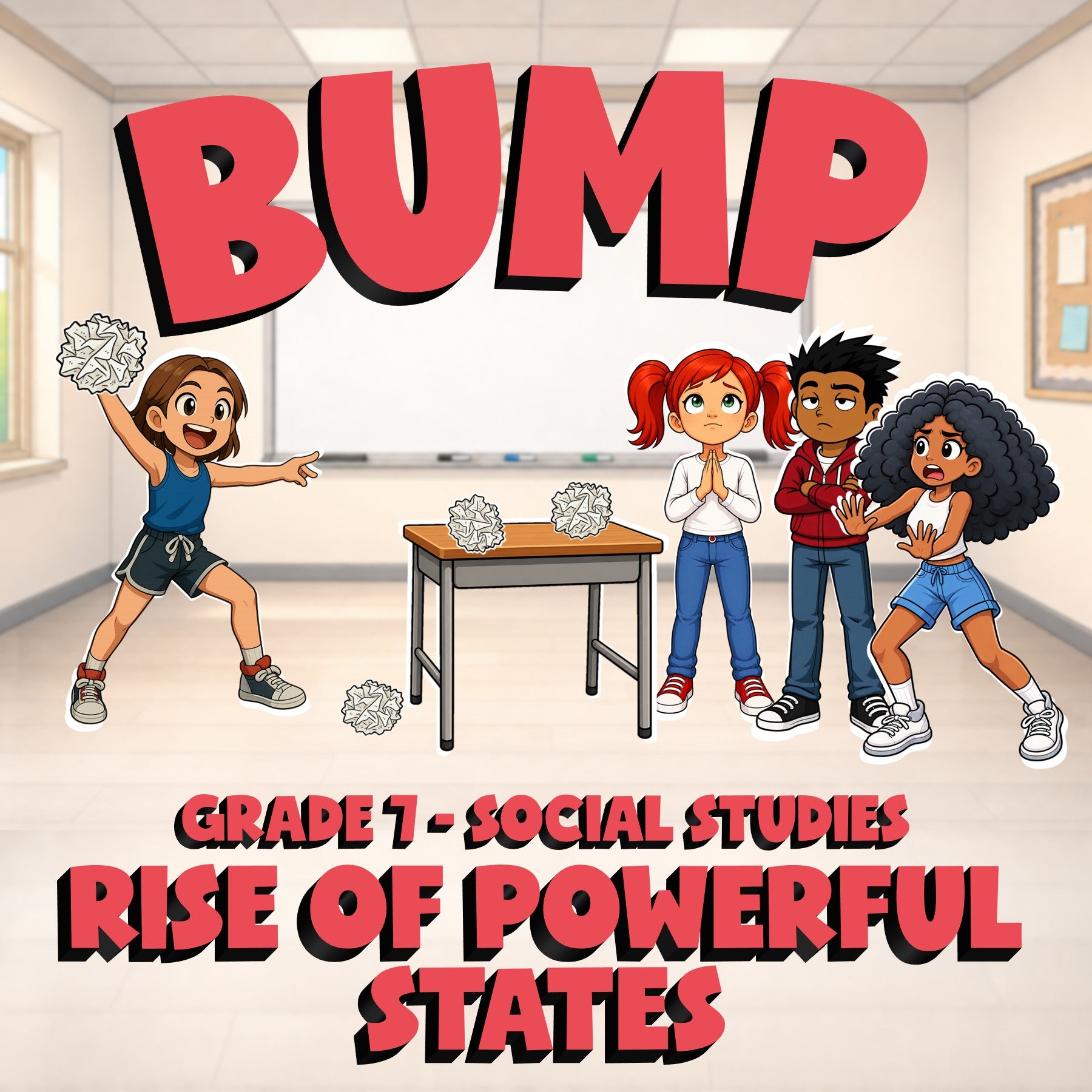 Rise of Powerful States BUMP Socials Game - No Prep Grade 7 Review Activity