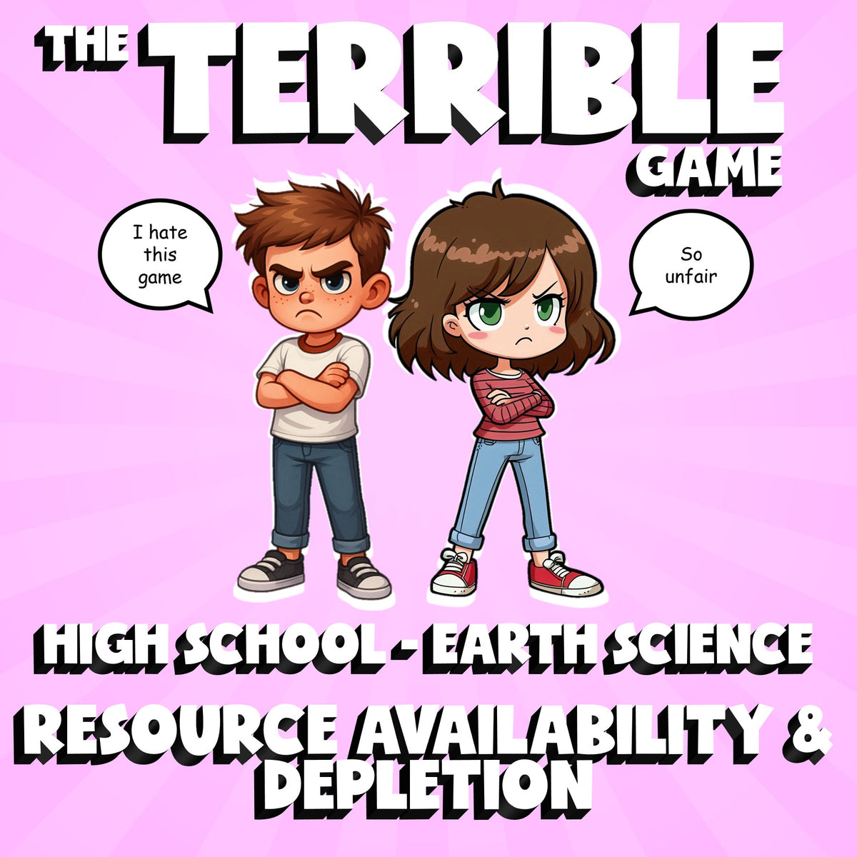 Resource Availability & Depletion THE TERRIBLE GAME - Earth Science Review