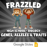 Genes, Alleles & Traits FRAZZLED Science Game - No Prep Biology Review Activity