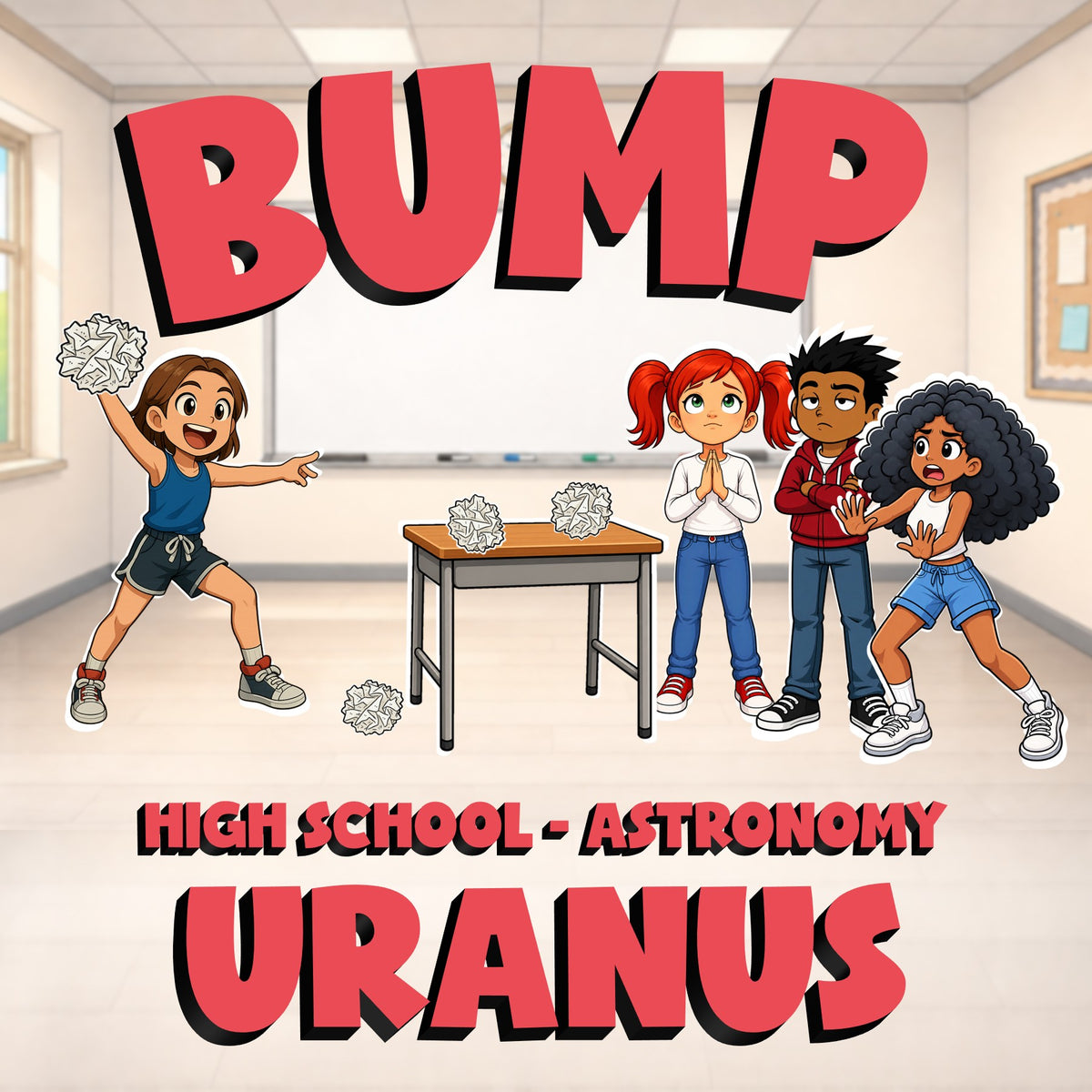 Uranus BUMP Science Game - No Prep Astronomy Review Activity