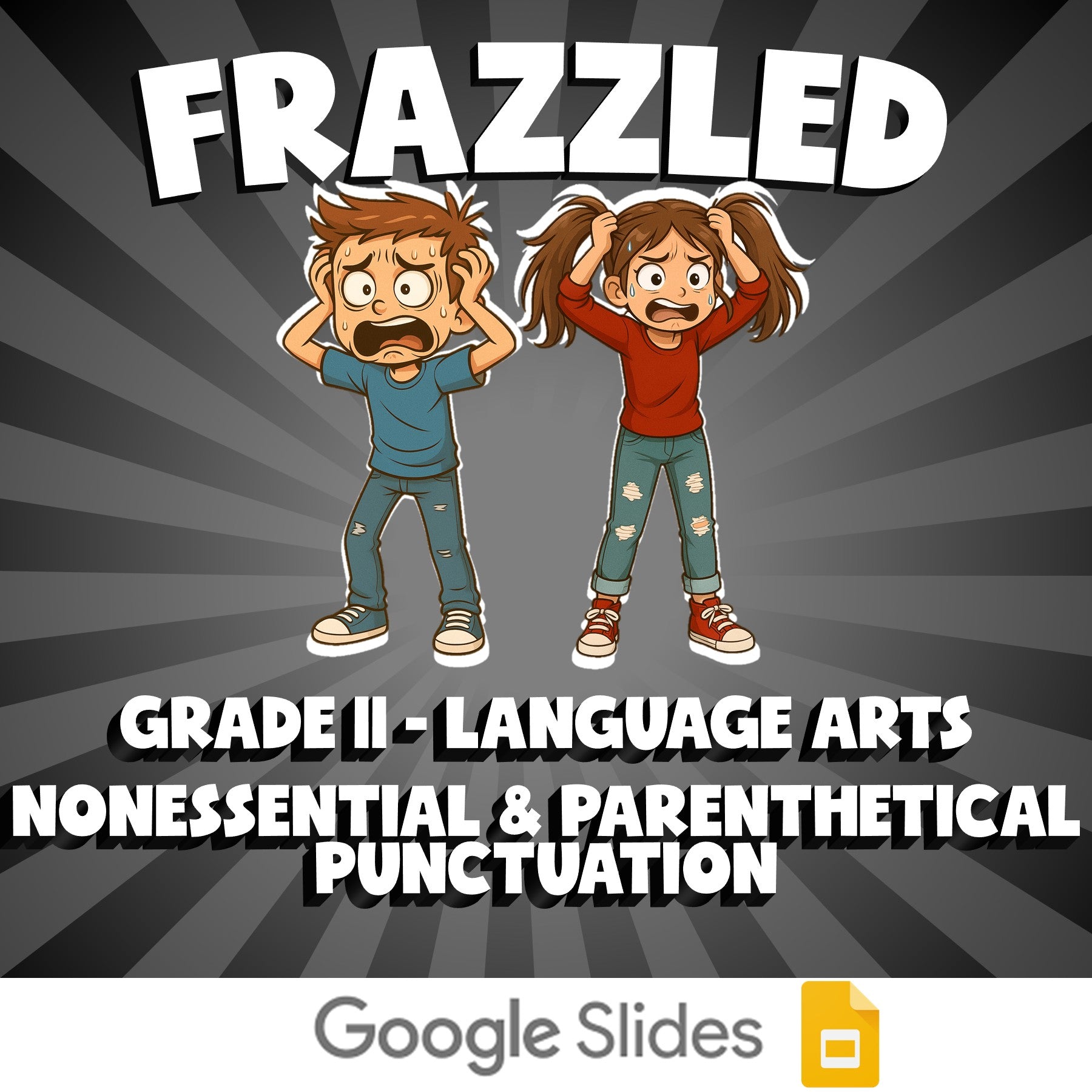 Nonessential & Parenthetical Punctuation FRAZZLED ELA Game - No Prep Grade 11