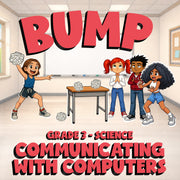 Communicating with Computers BUMP Science Game - No Prep Grade 3 Review Activity