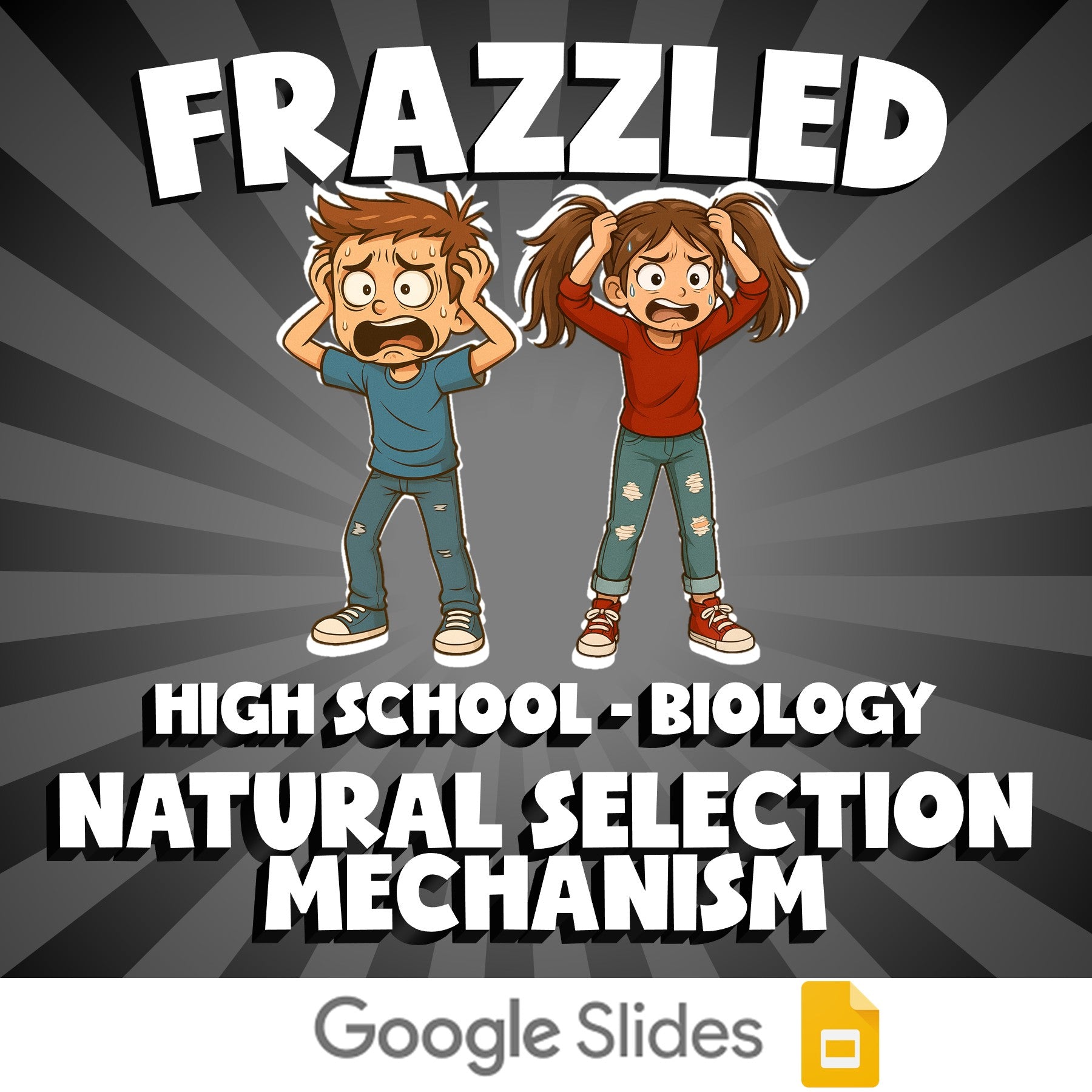 Natural Selection Mechanism FRAZZLED Science Game - No Prep Biology Review