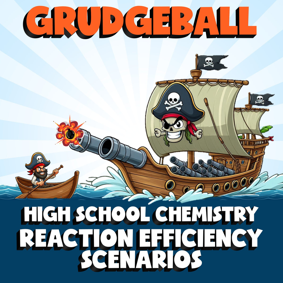 Reaction Efficiency Scenarios GRUDGEBALL Science Game - No Prep Chemistry Review