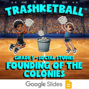 Founding of the Colonies TRASHKETBALL Socials Game - No Prep Grade 5 Review