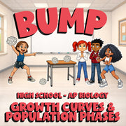 Growth Curves & Population Phases BUMP Science Game - No Prep AP Biology Review