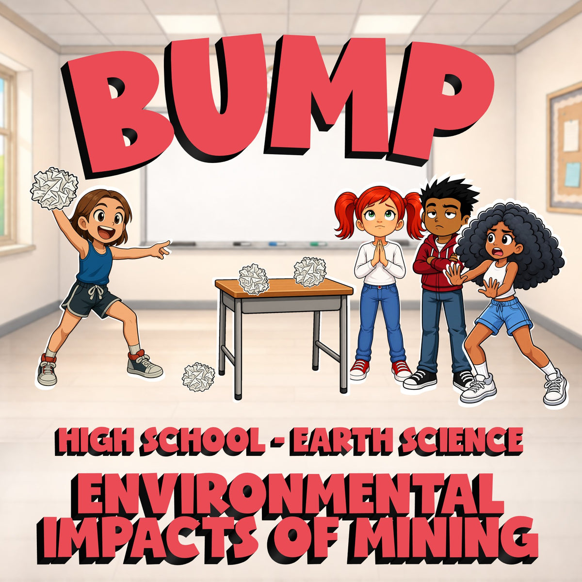 Environmental Impacts of Mining BUMP Game - No Prep Earth Science Review
