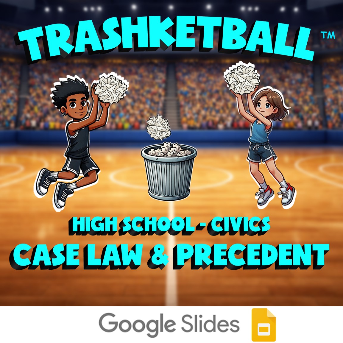 Case Law & Precedent TRASHKETBALL Civics Game - No Prep Review Activity