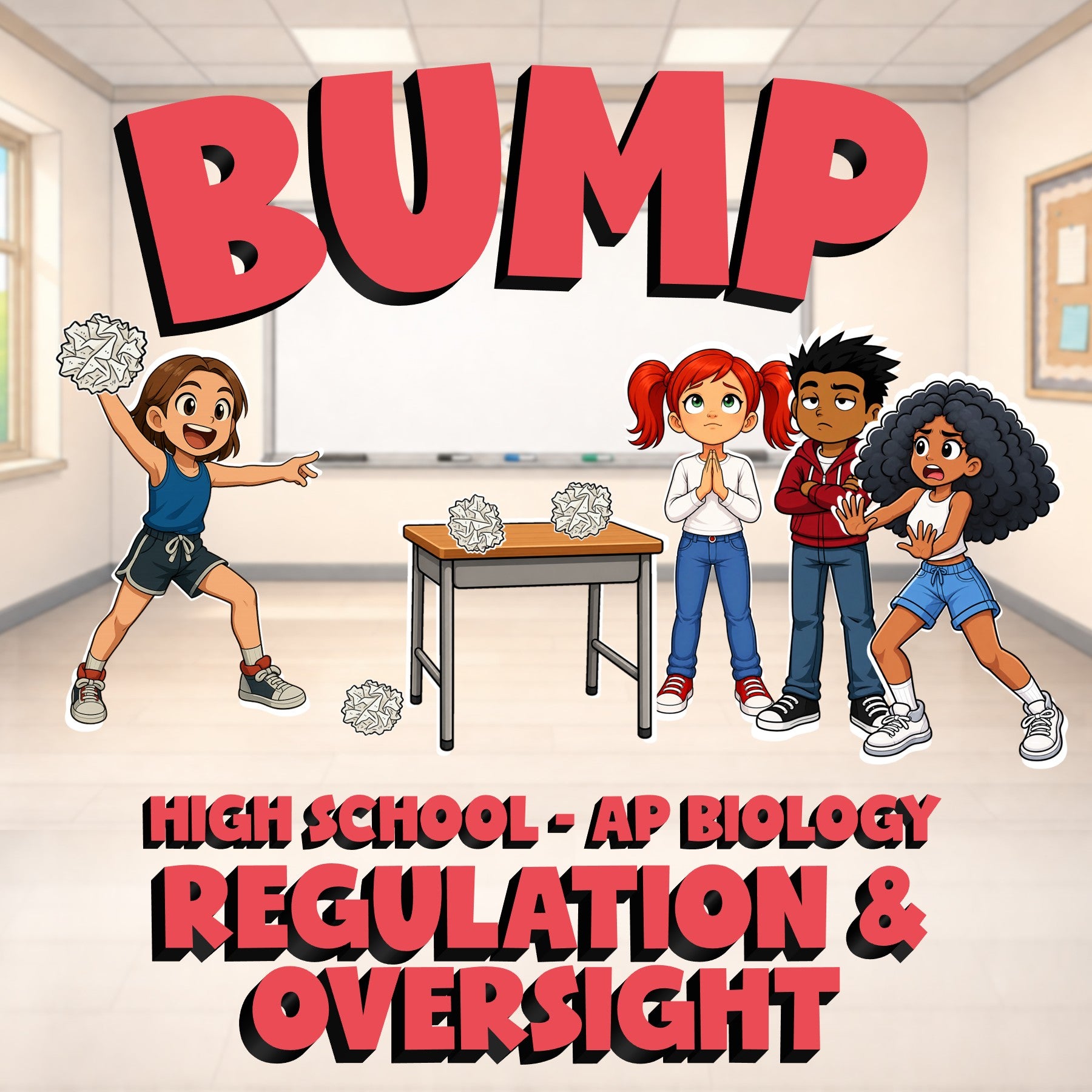 Regulation & Oversight BUMP Science Game - No Prep AP Biology Review Activity