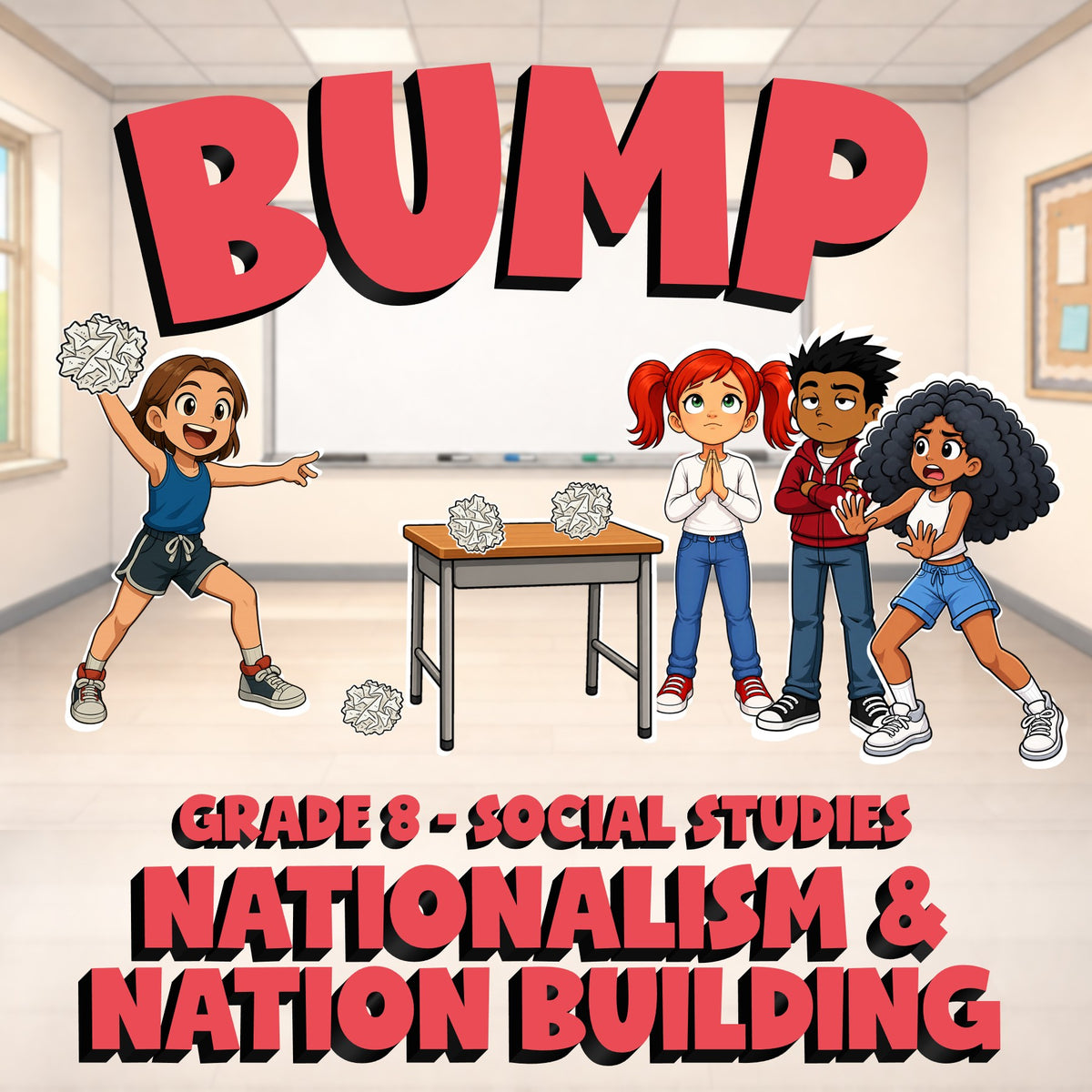 Nationalism & Nation Building BUMP Socials Game - No Prep Grade 8 Review