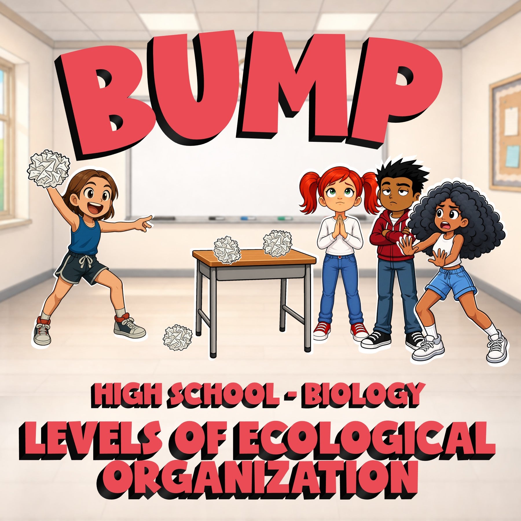 Levels of Ecological Organization BUMP Science Game - No Prep Biology Review