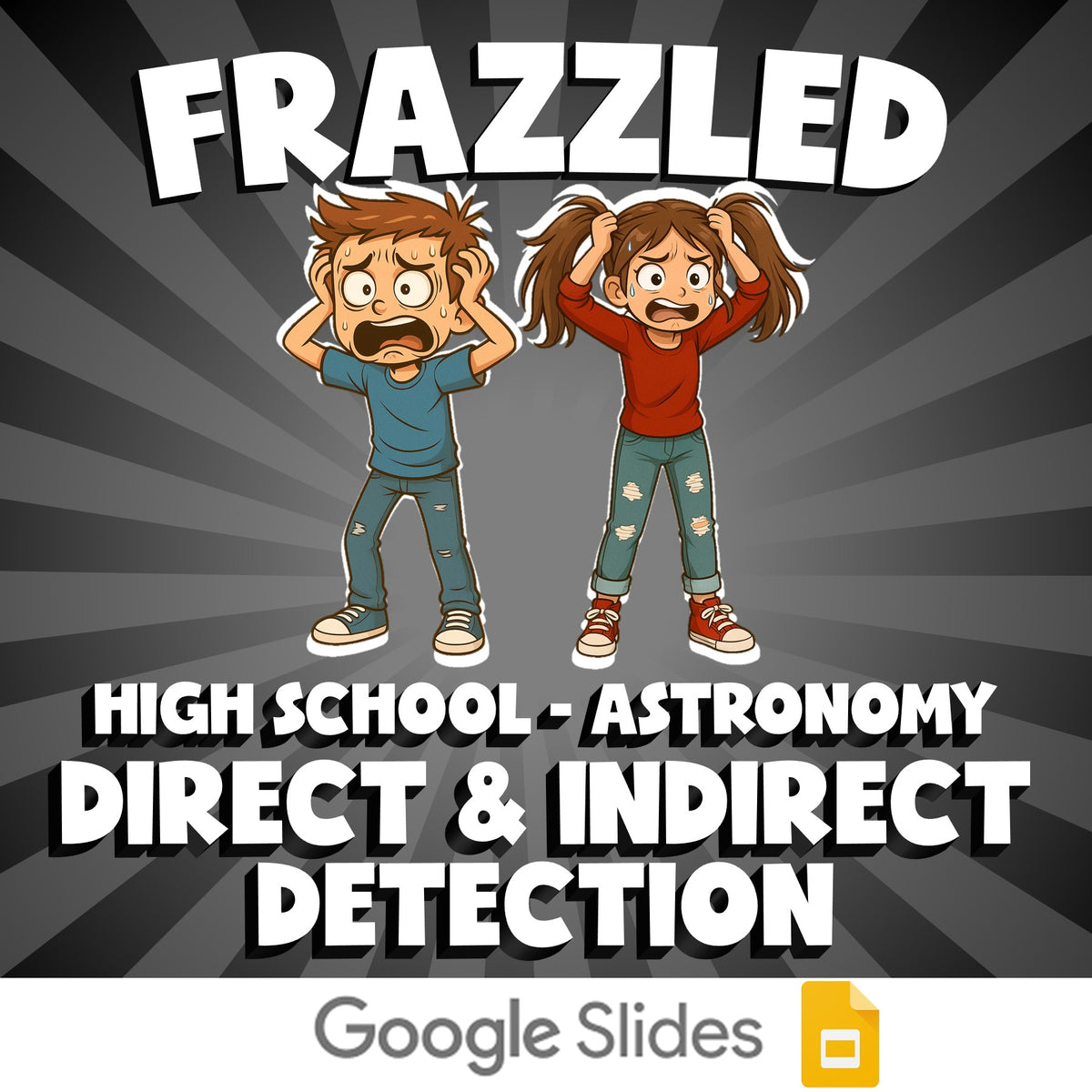 Direct & Indirect Detection FRAZZLED Science Game - No Prep Astronomy Review