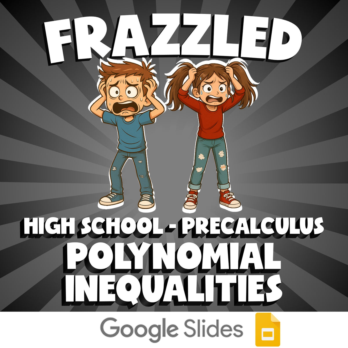 Polynomial Inequalities FRAZZLED Math Game - No Prep PreCalculus Review Activity