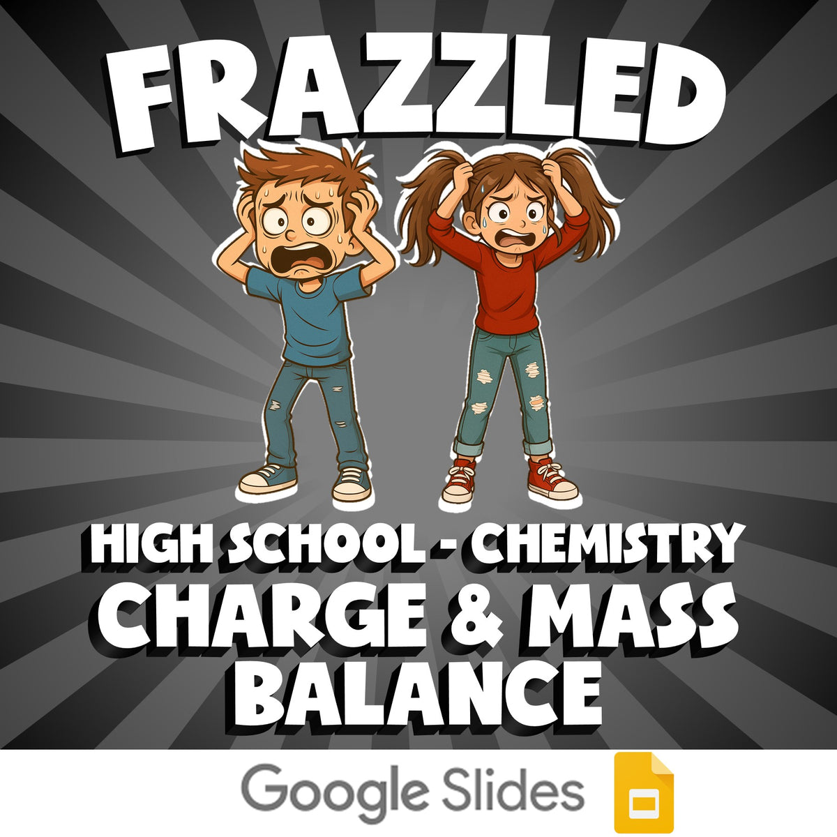Charge & Mass Balance FRAZZLED Science Game - No Prep Chemistry Review Activity