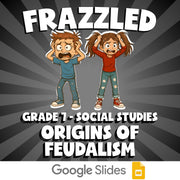 Origins of Feudalism FRAZZLED Socials Game - No Prep Grade 7 Review Activity