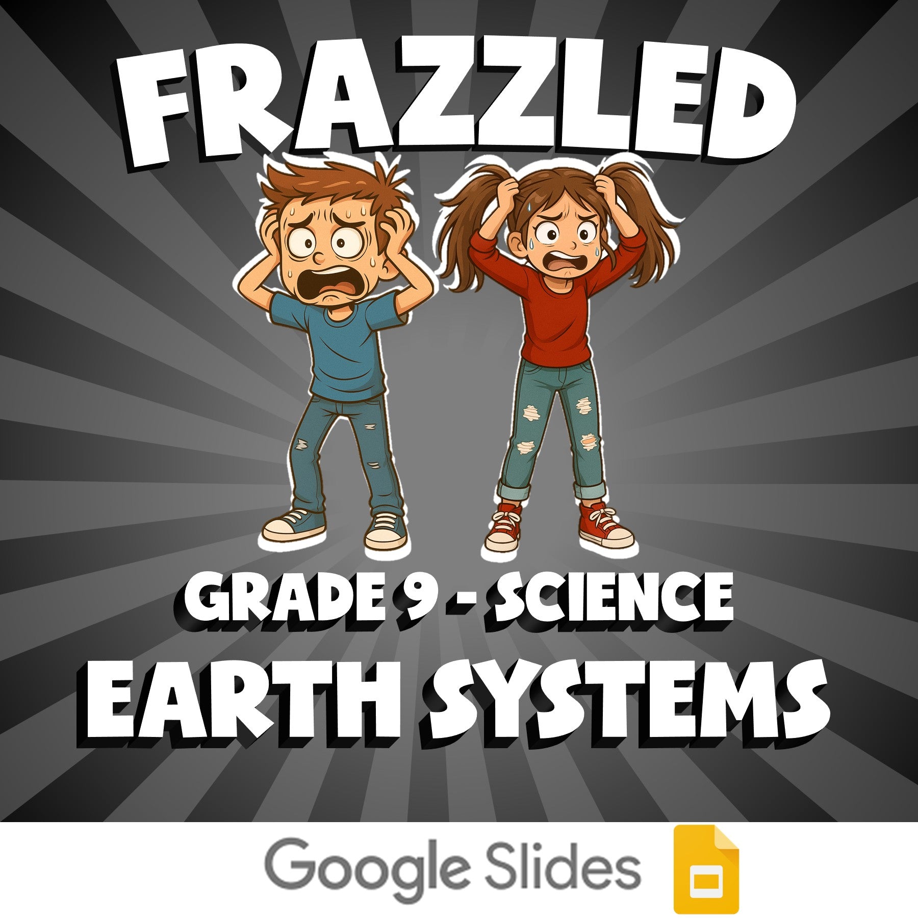Earth Systems FRAZZLED Science Game - No Prep Grade 9 Review Activity