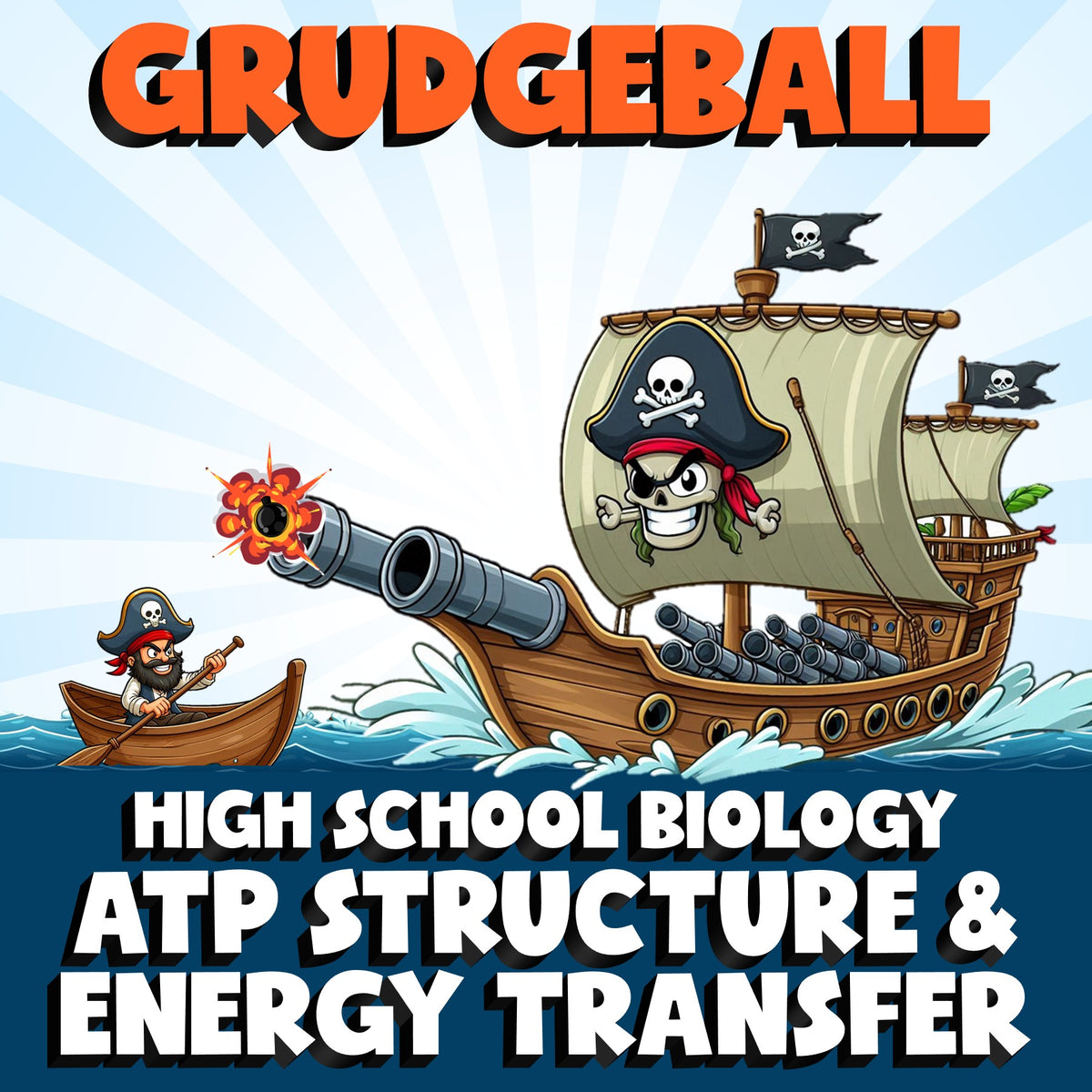 ATP Structure & Energy Transfer GRUDGEBALL Science Game - No Prep Biology Review