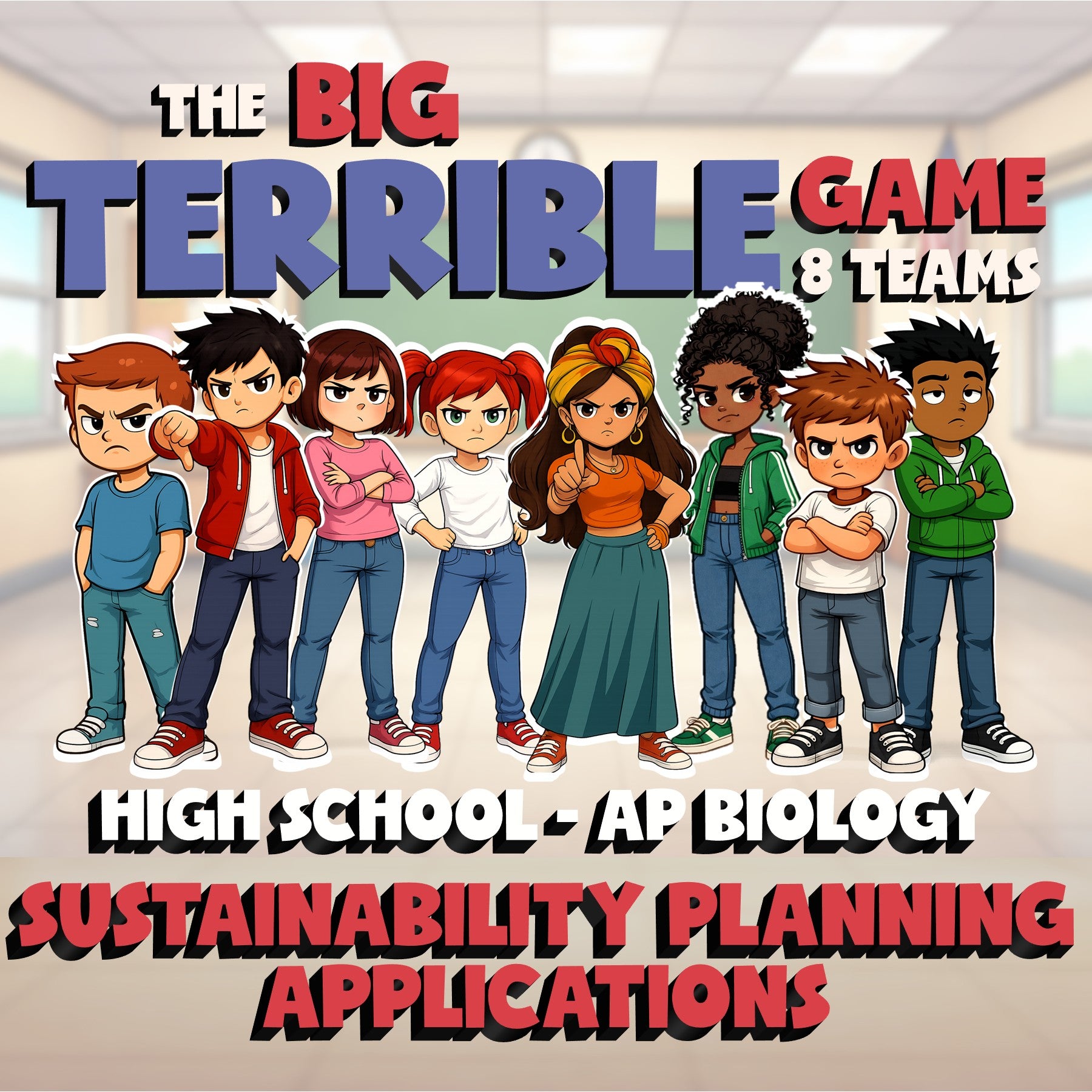 Sustainability Planning Applications BIG TERRIBLE GAME - AP Biology Review