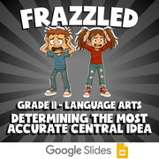 Determining the Most Accurate Central Idea FRAZZLED ELA Game - No Prep Grade 11