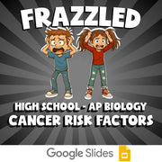 Cancer Risk Factors FRAZZLED Science Game - No Prep AP Biology Review Activity
