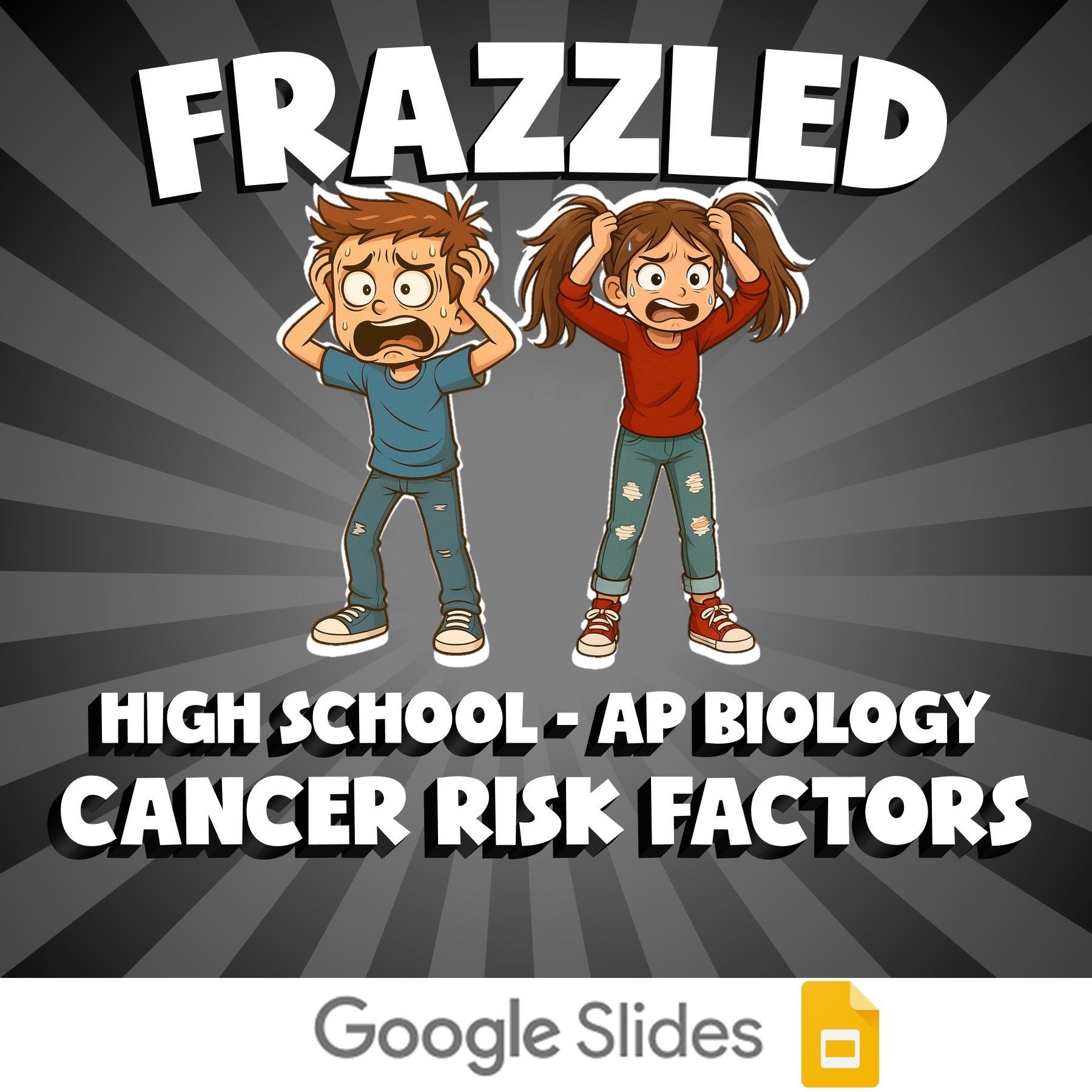 Cancer Risk Factors FRAZZLED Science Game - No Prep AP Biology Review Activity